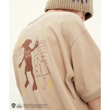 韓國Romantic Crown - [HP X RMTC] DOBBY THE FREE ELF T-SHIRTS_BEIGE